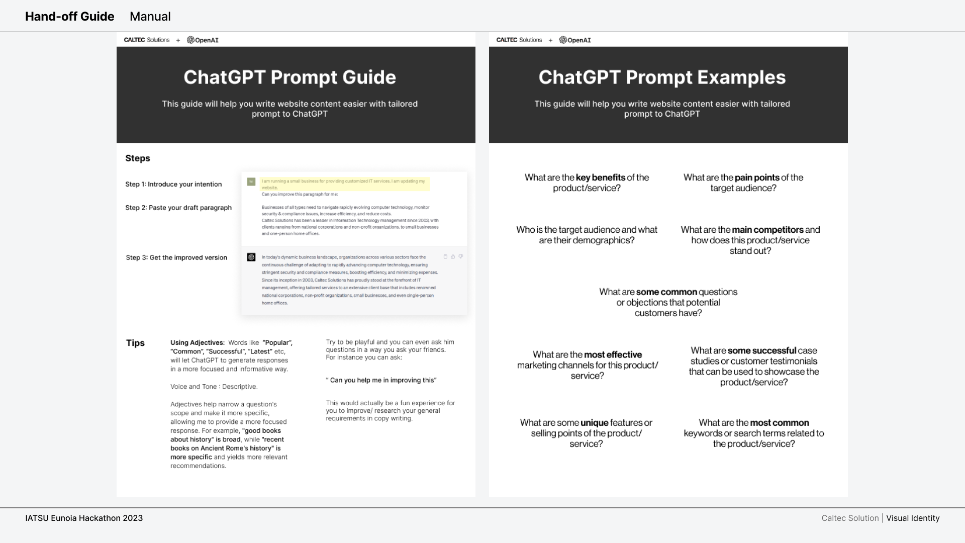 Poster iterations